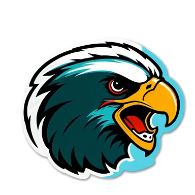 Eagles beat Chiefs sticker