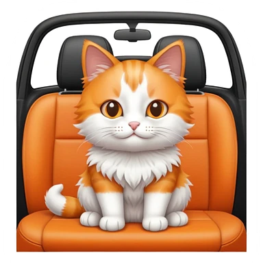 Cat in the car sticker