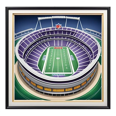 superbowl stadium sticker