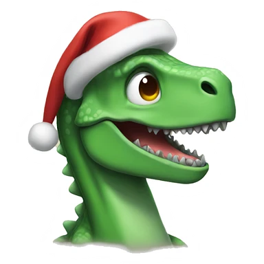 Dino Xmas sticker