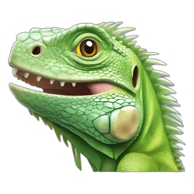 iguana moura sticker