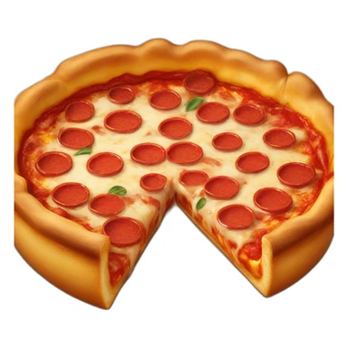 deep dish pizza sticker