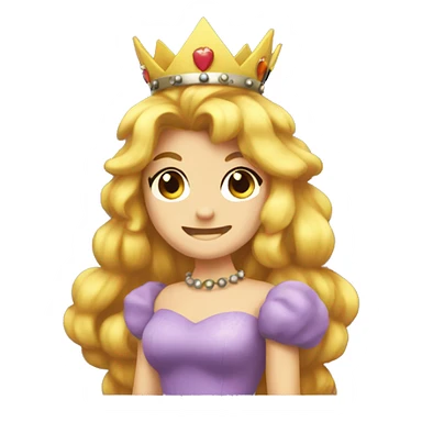 Princess Bowsette sticker