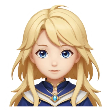 Cute Lumine from Genshin Impact in Photorealistic Hoyoverse Anime Style  sticker