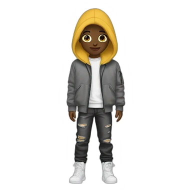 Streetwear outfit sticker