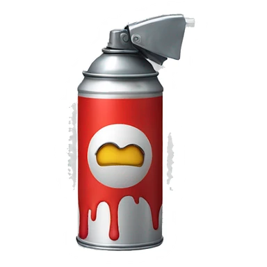 Spray can sticker