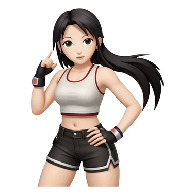 Final fantasy 7 Tifa dance  sticker