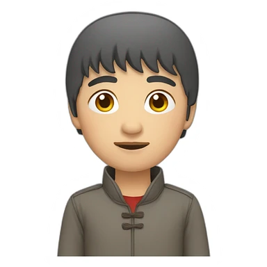 Kyrgyz person in a kalpak sticker