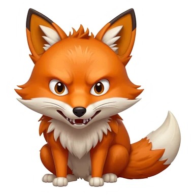 Angry Fox emoji sticker