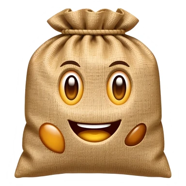 square sack of bag sticker