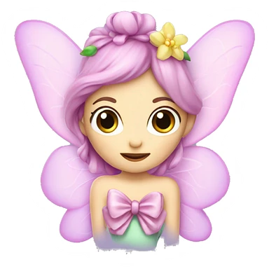 Fairy perfume with bow sticker