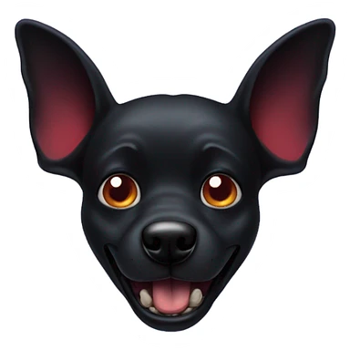 Mickey Mouse black dog vampire sticker