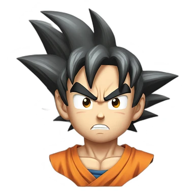 Angry Son Goku sticker