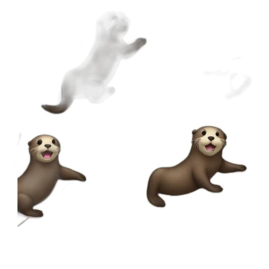 Sea-otter-on-the-surfboard sticker