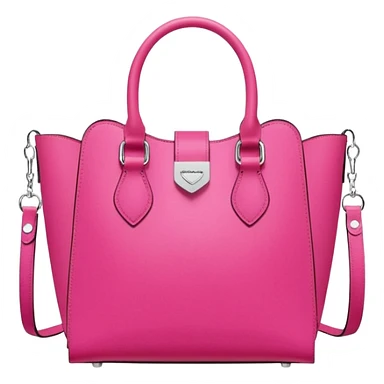 bright pink picotin bag sticker