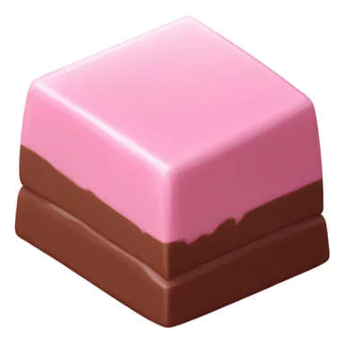 light pink chocolate sticker