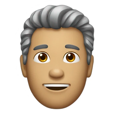 Man with a hair spray sticker