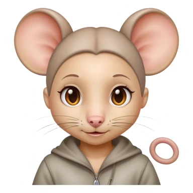 little rat girl sticker