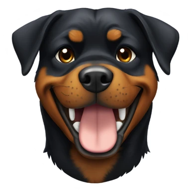 Rottweiler giving thumbs up sticker