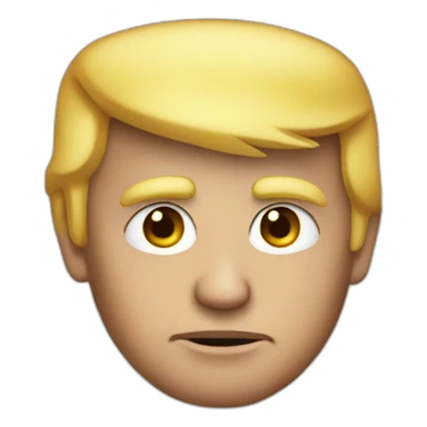 donald trump with heart eyes sticker