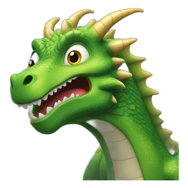 shocked-dragon sticker