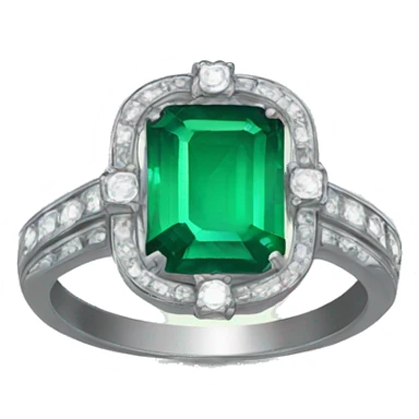 Emerald ring sticker