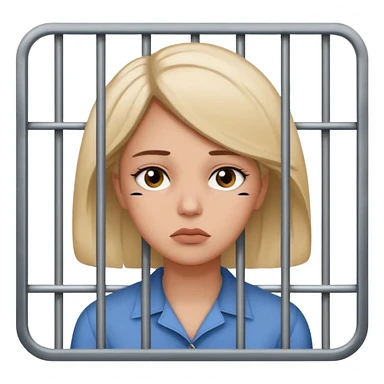 Still wild, but you’ll realize they’re wiser than they seem. Freedom is their top priority — don’t try to cage them.
woman behind bars sad with a text bubble thinking about airplanes sticker