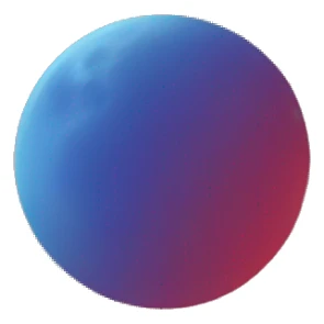 red sky and blue moon  sticker