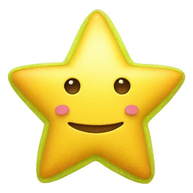 Star on a spring sticker