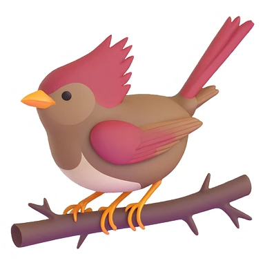 Cetti's warbler bird sticker