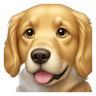 perro golden retriever sticker