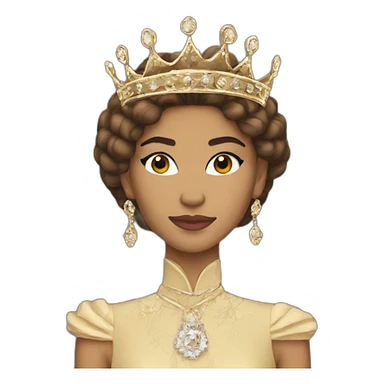 Zendaya as a queen sticker