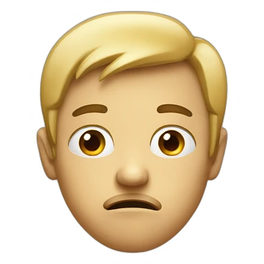 disguested face sticker