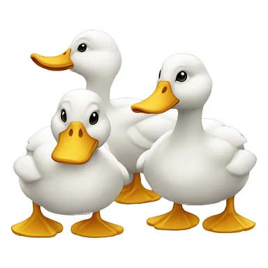 4 ducks sticker