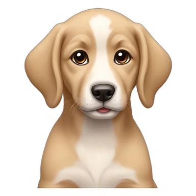 Goberian puppy sticker