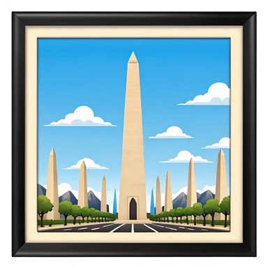 Obelisco argentina  sticker