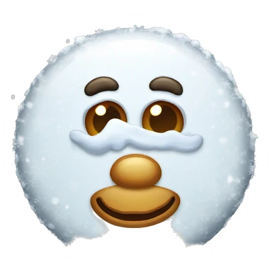 christmas snowy button, game icon sticker