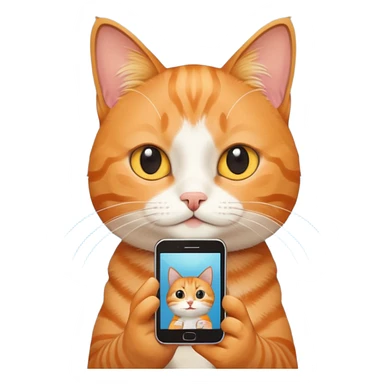 Cat live streaming sticker