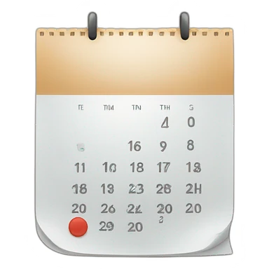 calendar day sticker