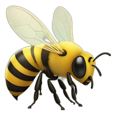 bee that's calling sticker