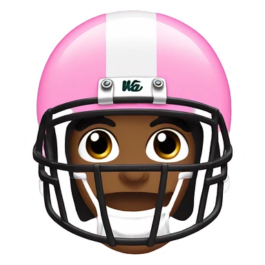 Girly Football jersey pink sticker