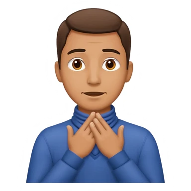 Man with hands around neck sticker