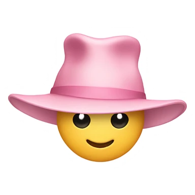 Light pink heart with a hat sticker