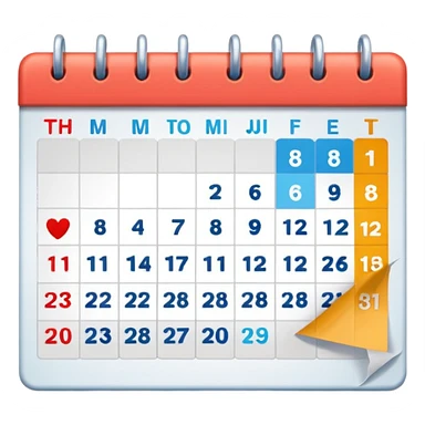 calendar sticker