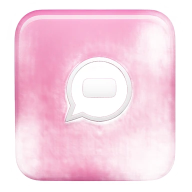 WhatsApp logo pink sticker