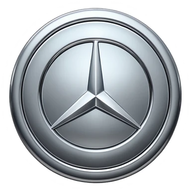 Mercedes logo sticker