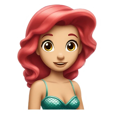 Ariel the littler mermaid Disney  sticker