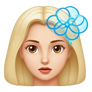 Female Mind blown sticker