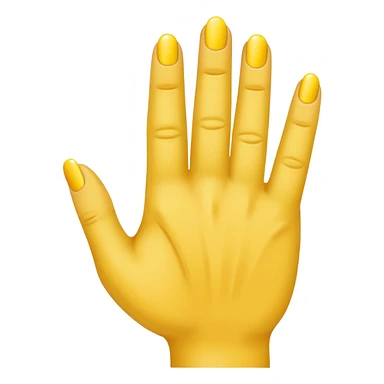 Yello ring finger sticker