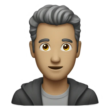 mysterious man  sticker